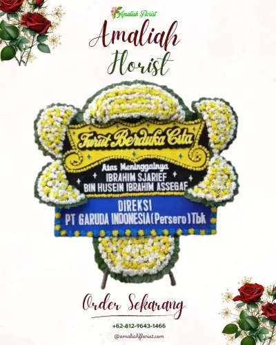Papan Bunga Duka di Cikaum
